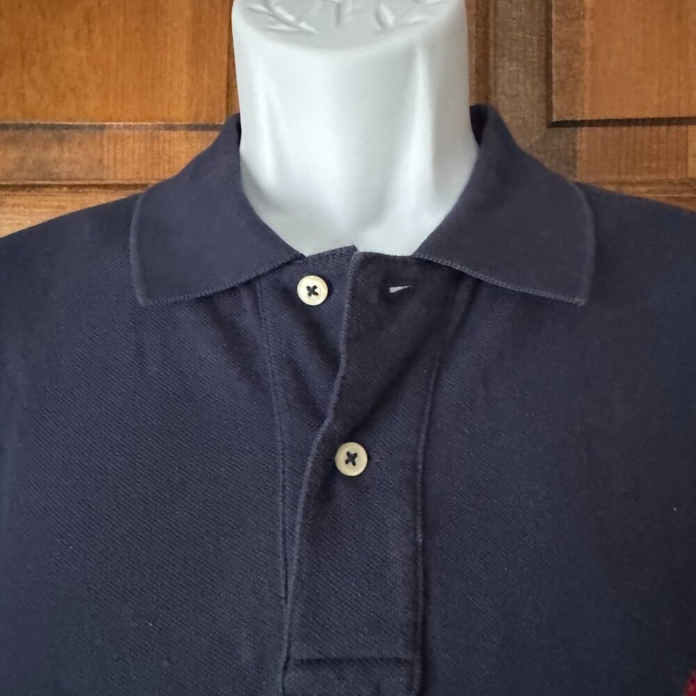 Polo by Ralph Lauren Navy Blue Polo Shirt X-Large - Picture 3 of 12